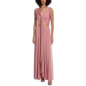 Issue New York Womens  Wrap Bodice Gown